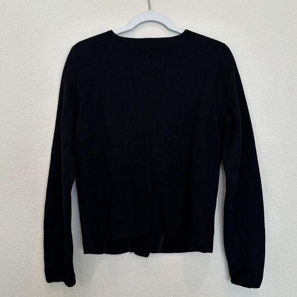 Loft Black Zip Sweater - Picture 4 of 4